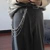 Double-layer Metal Waist Chain Studded Punk Belt Chain Personality Rivet Studded Pants Chain  Steet