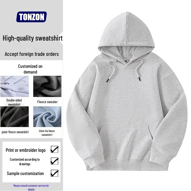 Custom Embroidered Hooded Crewneck Sweatshirt for Corporate Groups XL