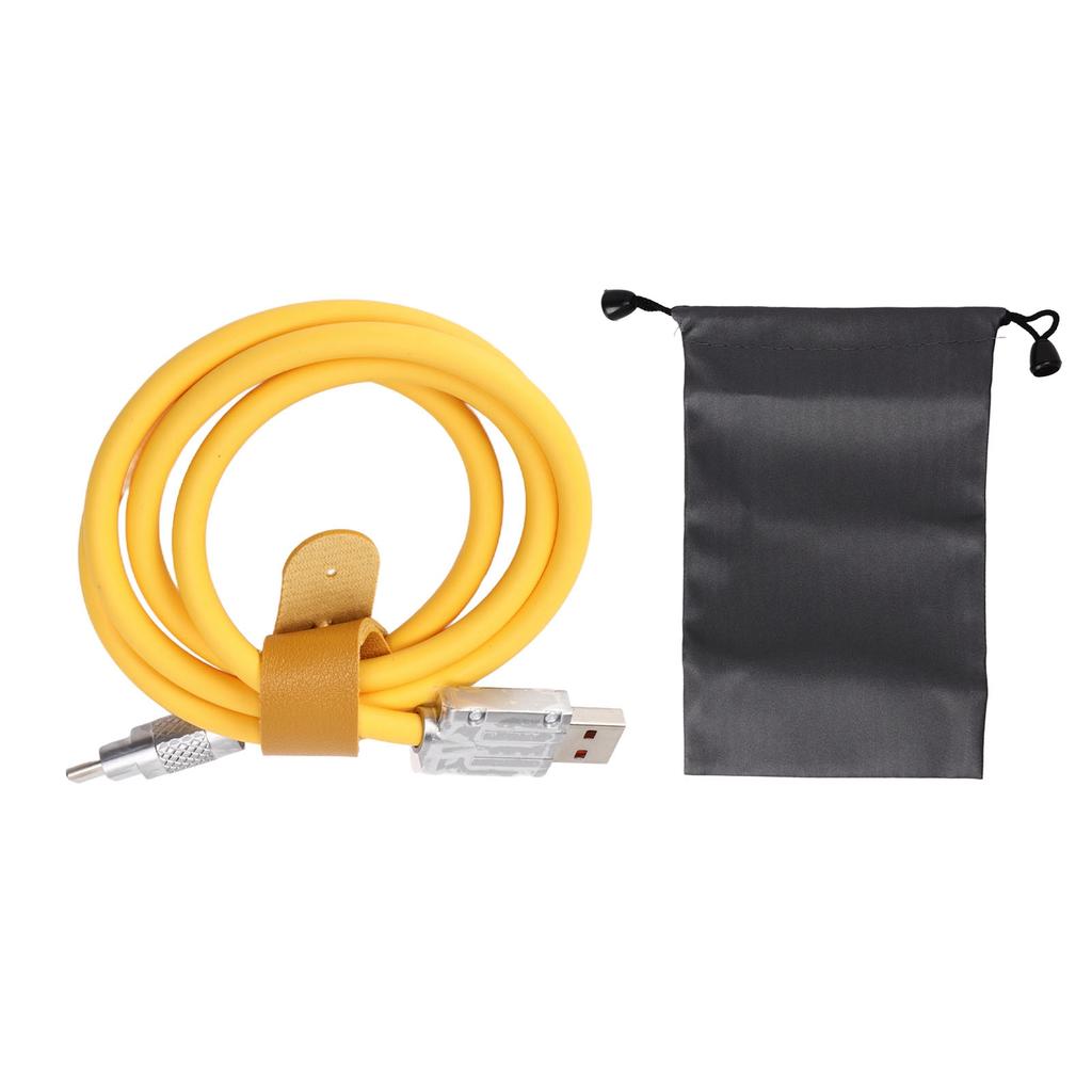 USB C Charging Cord 66W Fast Charging Liquid Silicone Thickened Type C Charging Cable for Phone Power Bank Camera 4.76ft