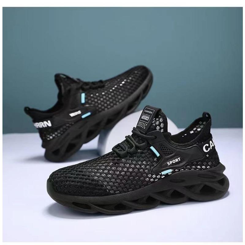 Mesh Hollow Hole Shoes for Women 2025 Summer Breathable Hot Sale Ultra-light Slip-on Thick-soled Shoes for Women