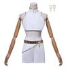 Rumi Zoey Mira Cosplay Costume Wig Women Girls White Leather Suit Halloween Carnival Party Comic-con Role Playing Outfit