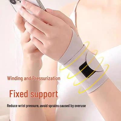 Damen Sport-Handgelenkbandage Schweißabsorbierend - Atmungsaktiv, Dünn, Schützende Hülle für Badminton & Volleyball.