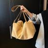 Yogodlns Autumn Winter Big Boston Luxury Designer Tote Soft Matte Suede Leather Women Handbag Female Shoulder Crossbody Bag