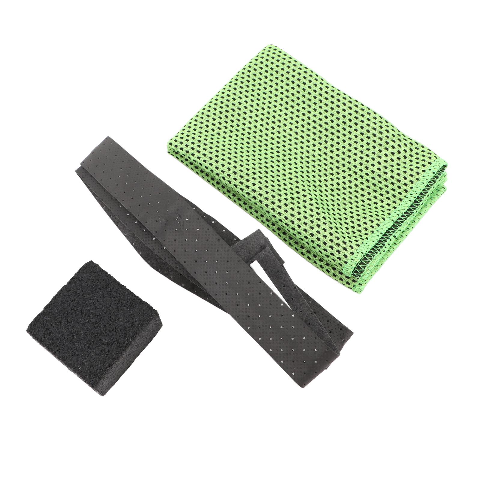 Pickleball Paddle Eraser Elastic Rubber Pickleball Racket Cleaner with Sweatband for Removing Ball Dirt Stain