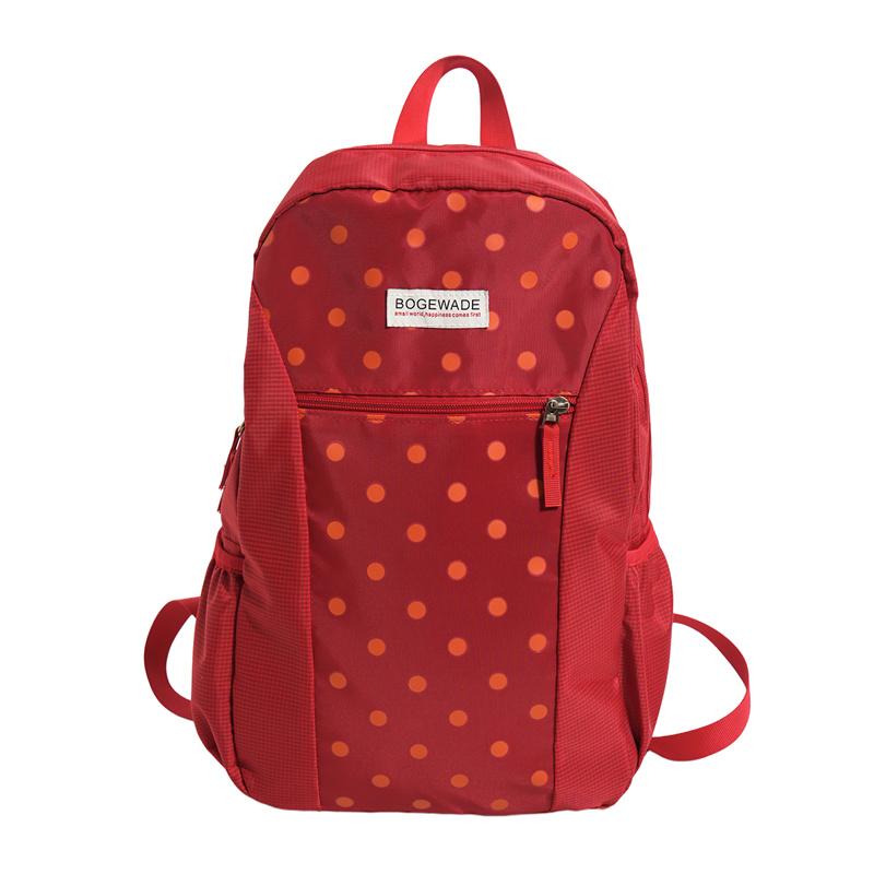 Lightweight Wave Point Travel Backpack Women s Outdoor Sports Backpack Commuter Student Schoolbag