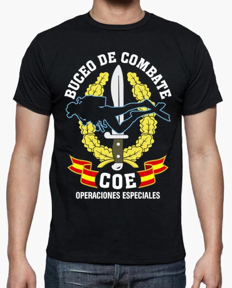 Spainsh COE Combat Diving Operaciones Especiales TShirt Short Sleeve Casual Cotton ONeck Unisexs T Shirts