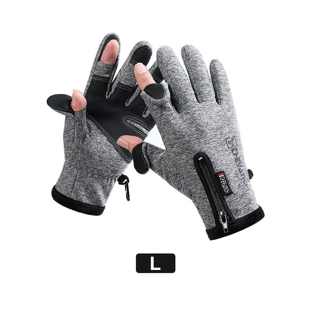 Winter Warm Touch Screen Gloves Outdoor Windproof Waterproof Cold-proof Gloves Men Driving Cycling Fishing Ski Gloves