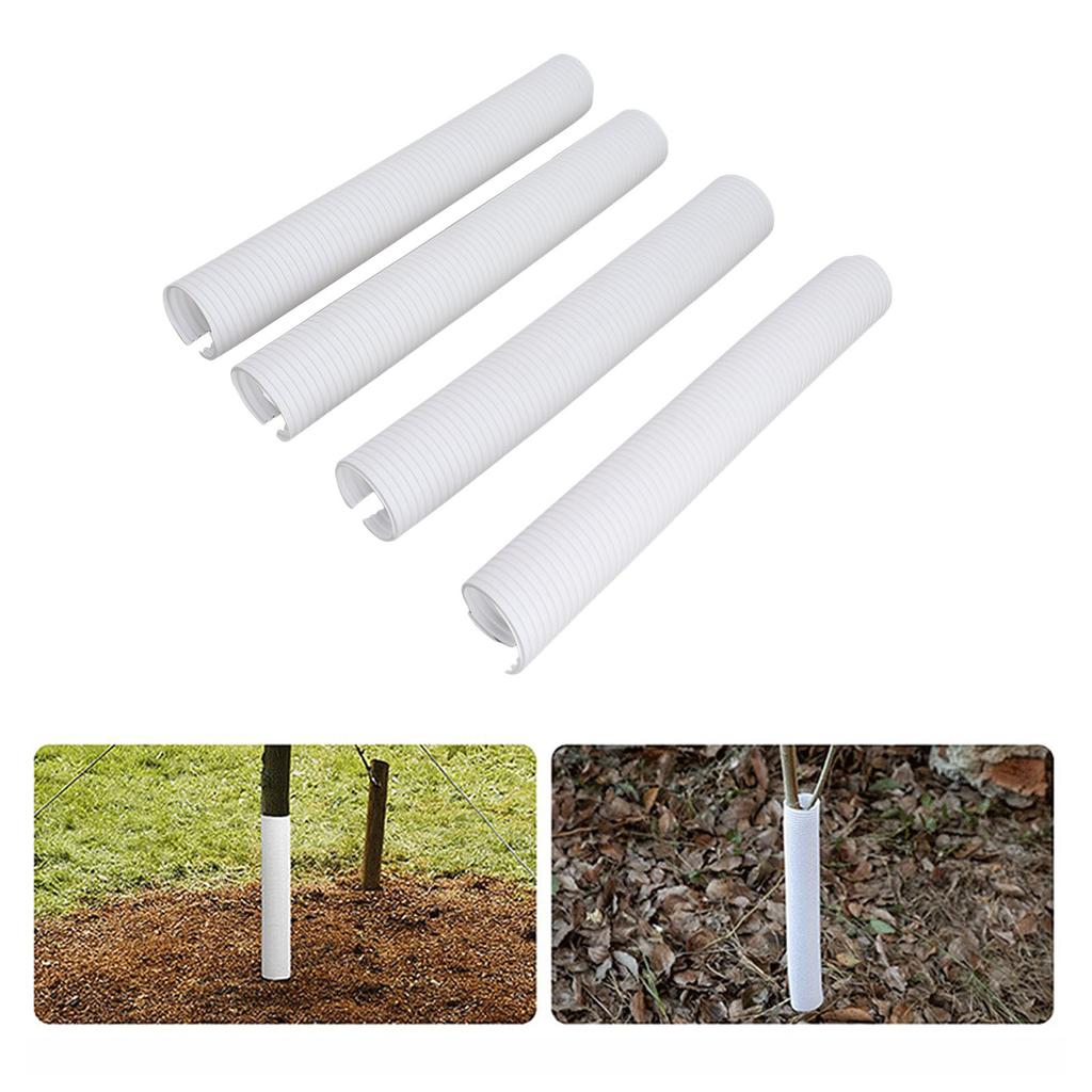Tree or Plastic Tree Bark or Wrap Grow Tubes to Saplings Plants From De Cats Rodents Mow s