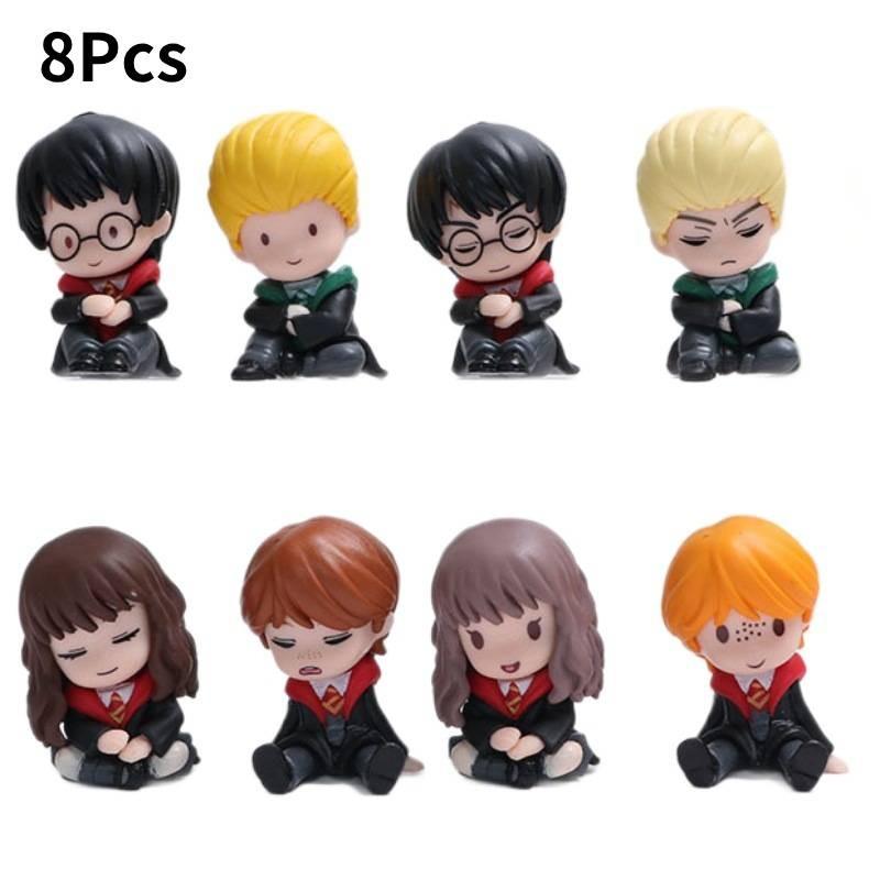 Очаровательный миниатюрный набор из 8 фигурок для обнимания плечом для коллекционеров
