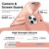 Case with Lanyard - BOOLING - for iPhone 17 Pro Max - Shockproof Silicone - Pink