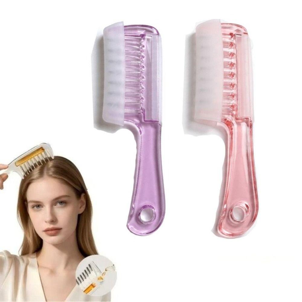 Wide-tooth Hair Firming Applicator Anti-Static Scalp Massage Comb Hairdressing Combs Male Beard