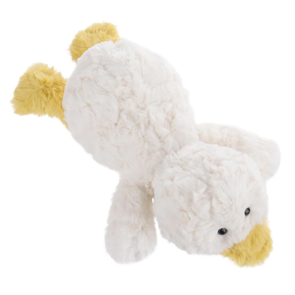 Aprikosen Lamm Gelbe Ente Plüschtier, Weich und Niedlich, Flauschige Gelbe Ente für Jungen und Mädchen, 30cm