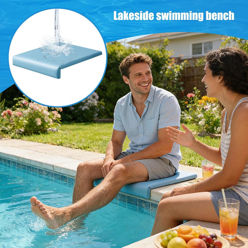 Lettini da Piscina Morbidi Traspiranti Antiscivolo Portatili Sedie da Bordo Piscina Accessori per Nuoto per Patio Prato Casa Spiaggia Lago