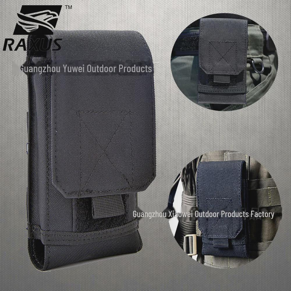 Geantă de talie tactică pentru telefon, tip camuflaj, pentru bărbați, pentru exterior - accesoriu cu husă multifuncțională.