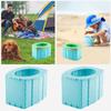Multipurpose Toddler Toilet Seat Outdoor Camping Portable Potty Folding Kids Travel Toilet for Car Travel Use Enduring
