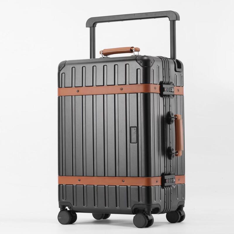 Lishen Wide-Handle Hardshell Luggage