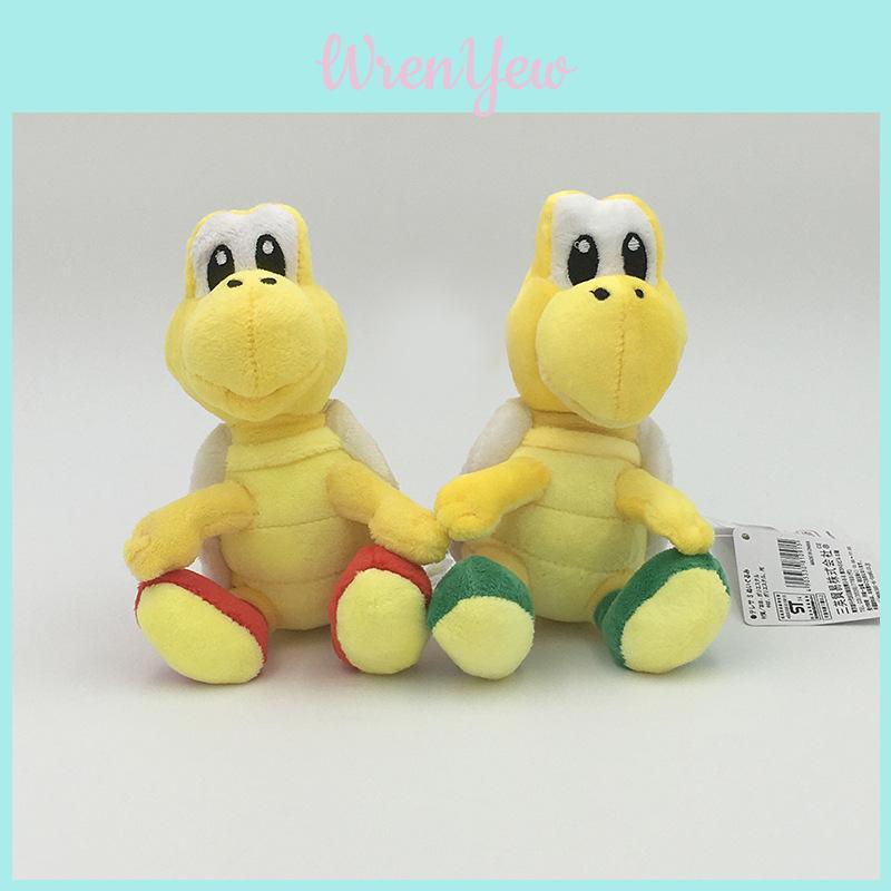 Encantadora Peluche Rellena de Koopa Troopa de Super Mario Bros de 6 pulgadas Para Regalos de Niños y Juguetes de Moda