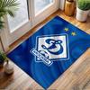 "Dynamo Moscow Blue Logo Design" Patterned Carpet, Non Slip Mat Suitable for Living Room and Bedroom Sofas