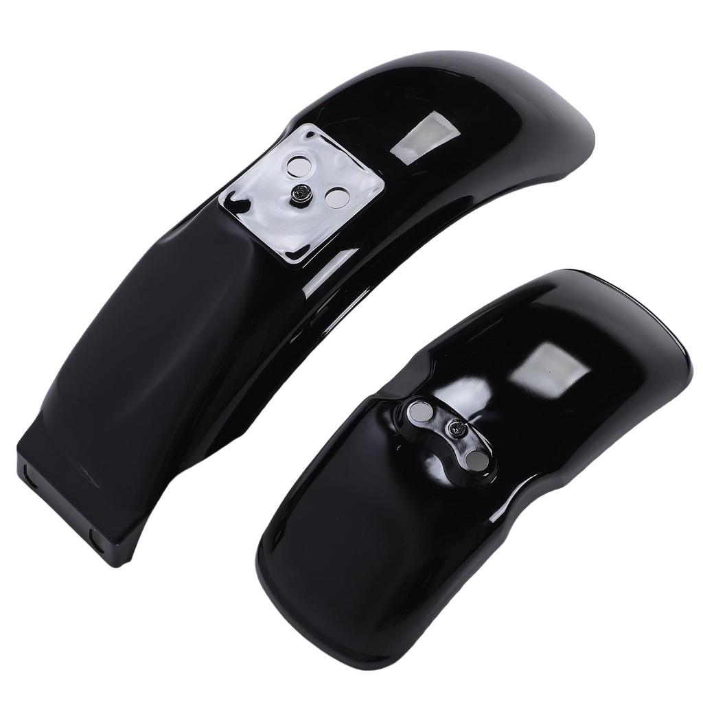 Motorcycle Front Rear Mudguard Protector Set Gloss Black Replacement for Monkey Gorilla Bikes Z50 Z50A Z50J Z110 Z125