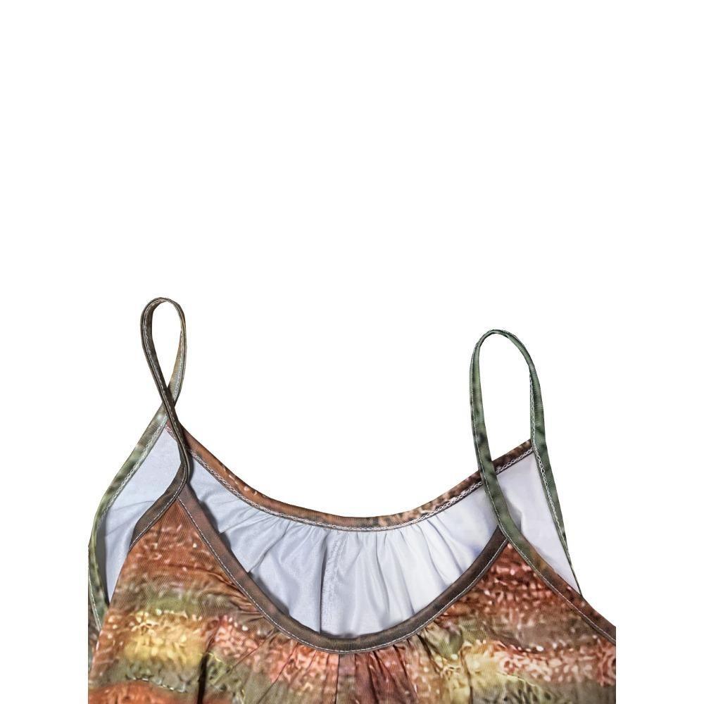 Womens Summer Loose Round Neck Spaghetti Strap Short Jumpsuit Rompers Jumpsuits with Pockets  Jumpsuits Stretchy Neck Short Jumpsuits