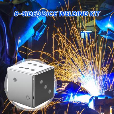 Welding Kit Dice 16 Gauge Welding Plate DIY Cube High Strength Rustproof Easy To Connect Beginner Welder Practice Tool