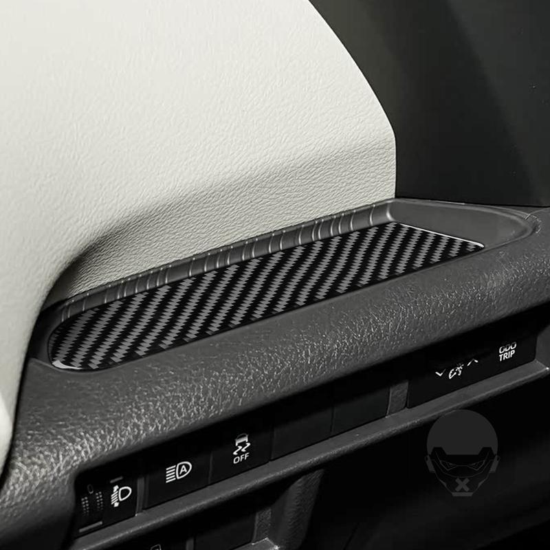 For Toyota Sienna -2026 Real Carbon Fiber Stickers Driver's side left Panel Trim Cover Car Accessories Interior decorative