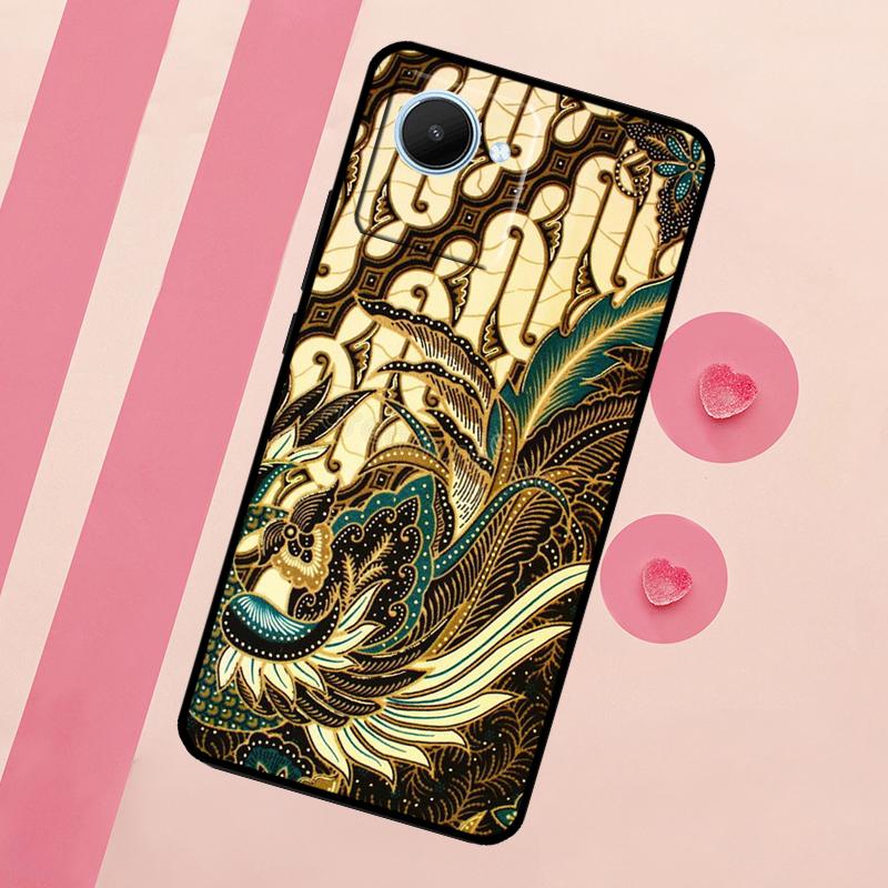 Batik Pattern For Realme 15 Pro 10 11 12 13 14 Pro Plus GT7 C67 C65 C63 C61 C55 C53 C51 C35 C71 C75 Case