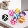 Sisal Cat Teasing Ball: Self-Amusement, Bite-Resistant, Molar Grinding, Sound-Making Pet Toy