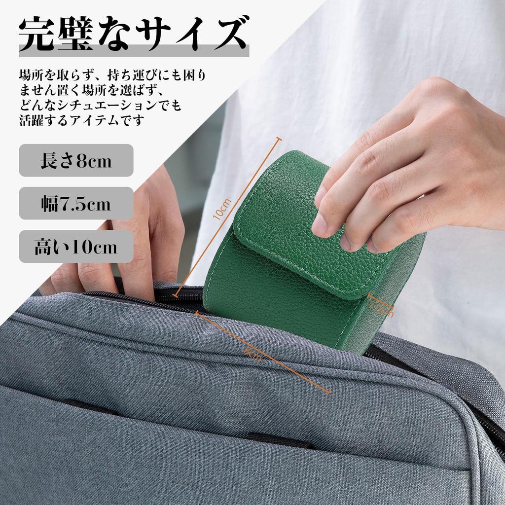 ShinKin Montre Rangement Montre Rangement Cuir Peut Contenir Une Rangement Montre Cuir PU Rangement Montre Voyage Parfait pour les Affaires et la Collection de Montres