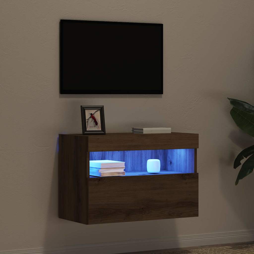 TV Wall Cabinet Artisan Oak 60 X 30 X 40 Cm Particleboard