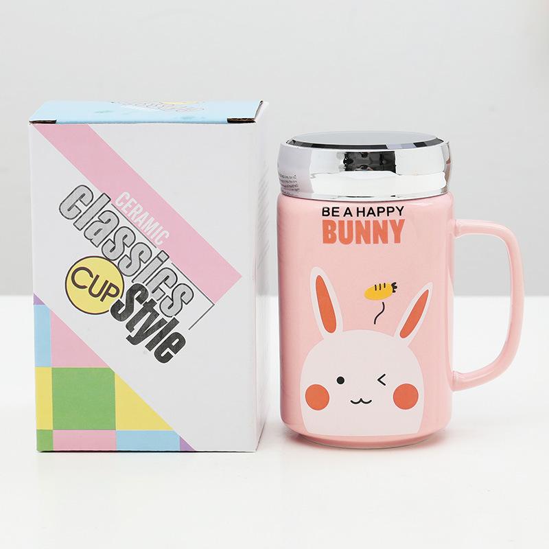 Кружка-зеркало Chunfu с крышкой, милый мультяшный дизайн, высокая ценность, подарки для детей, подарки на мероприятия, подарок на открытие 430ml