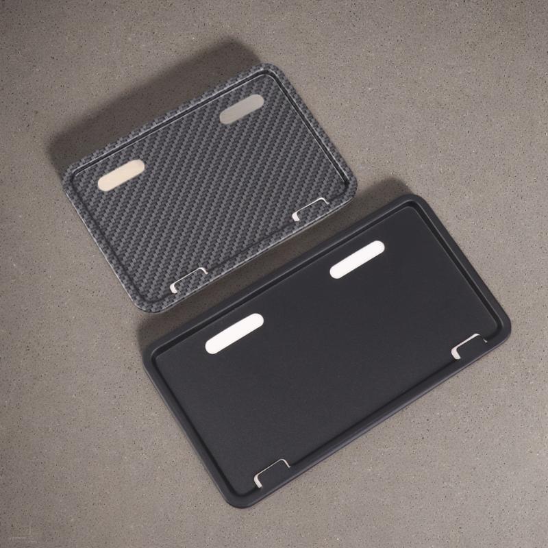 1Pcs Universal Electric Bicycle Stainless Steel License Plate Holder Frame Anti-theft Protective Cover Motorcycle License Plate