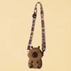 Zero Wallet Capybara Crossboday Bag Adjustable Straps Kawaii Animal Purse  Girls