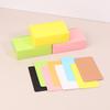 100 buc/cutie Carte de hârtie Kraft Carte de cuvânt cu două fețe Carte de vizită goală Notă de mesaj Carte de mulțumire Carte de scriere Carte de învățare