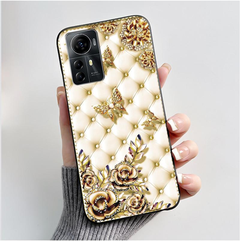 Casing For ZTE Blade A72s A7050/V41 Smart Case Luxury Dragon Cute Cool Boys Girls Black Matte Soft TPU Silicone Shell Back Cover