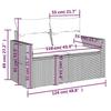 VidaXL Salon de Jardin avec Coussins 7 pcs, Canapés de Terrasse, Ensemble de Meubles de Patio, Mobilier d'Extérieur, Gris 3220411