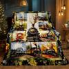 Train Blanket Vintage Locomotive Art Soft Fleece Throw Gift Home Decor Railroad Theme
