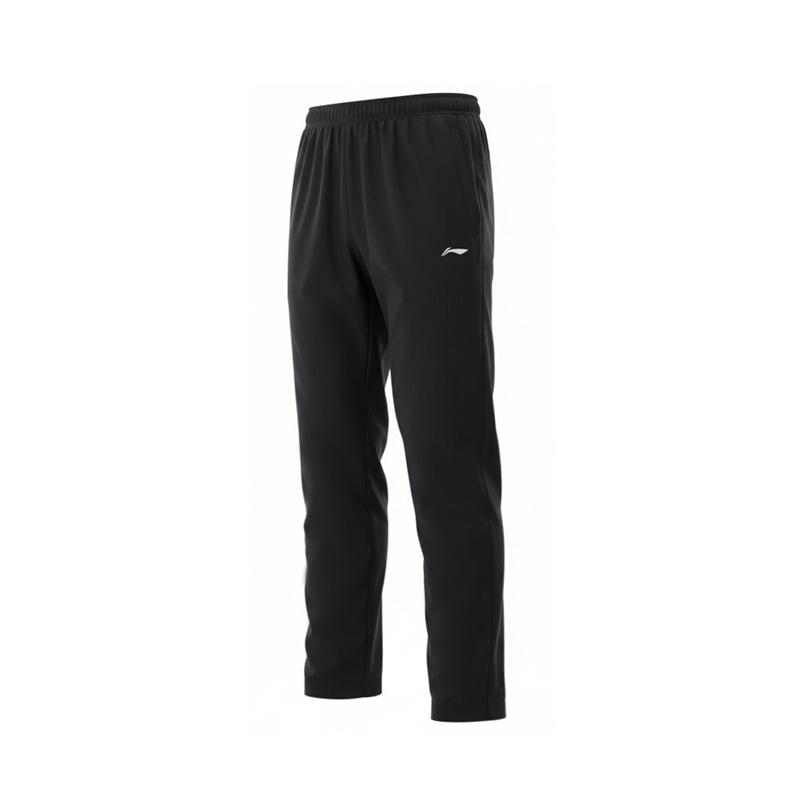 

Li-Ning Simple Slim Fit Black Fashion Knitted Sports Long Pants Men bottoms ASWK703-12 S
