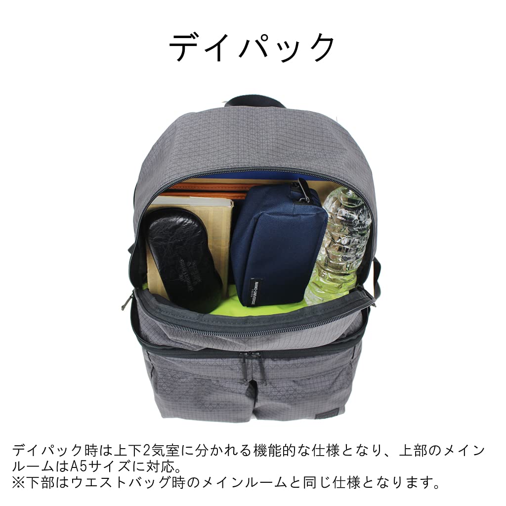 PORTER EXPLOSION WAIST Waist Bag Rucksack Ash [Porter] BAG/DAYPACK 535-16884 White/70