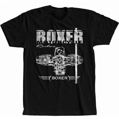 Μπλουζάκι Μοτοσυκλέτας Boxer Motorrad Racing Μόδα Κοντομάνικο Καθημερινό T-Shirt Ανδρικό Βαμβακερό T-shirt Streetwear Harajuku