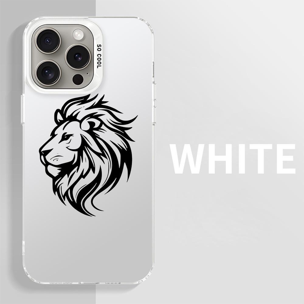 

Чехол для iPhone с головой льва для различных моделей 8-15. iPhone 11