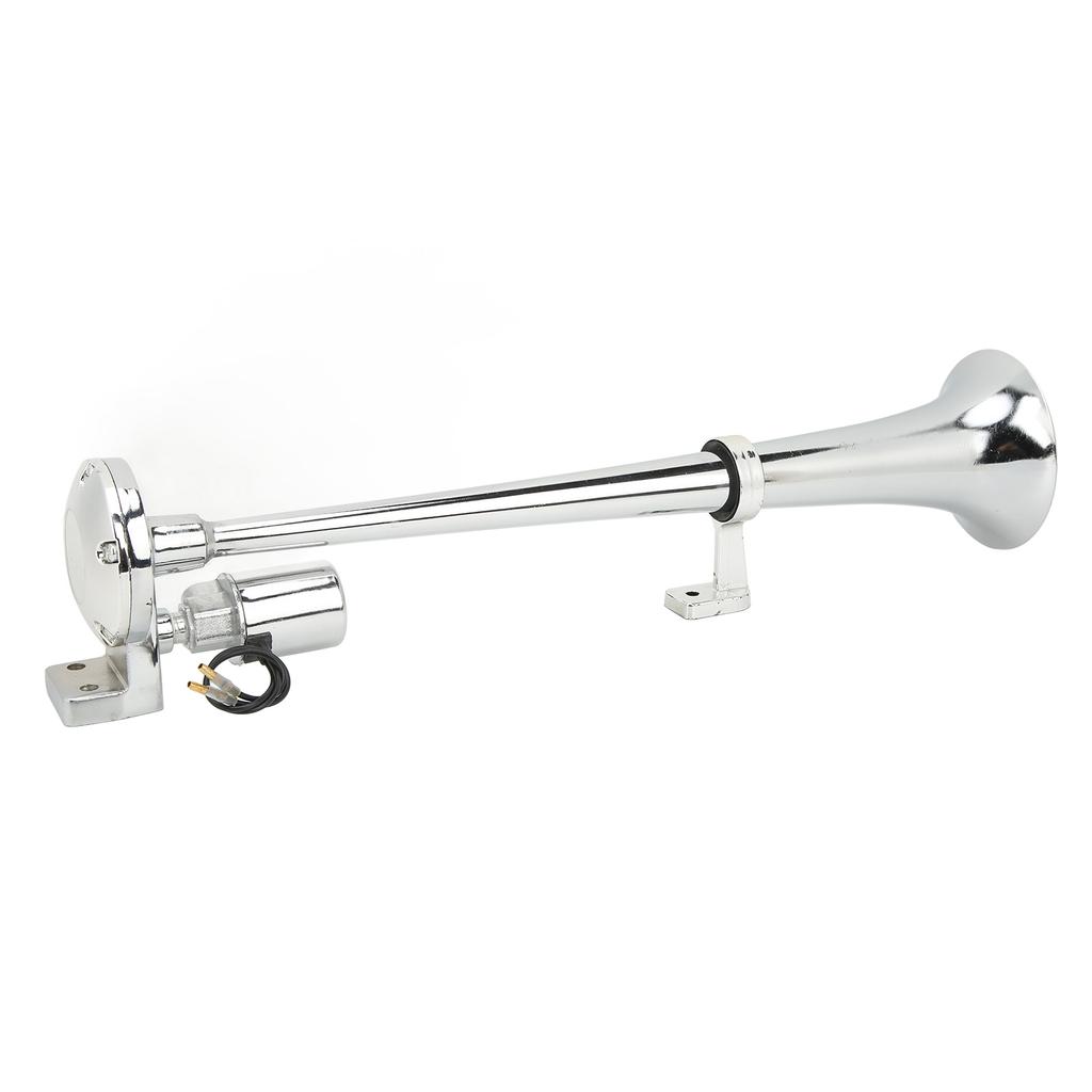 Single Trumpet Air Compressor Horn 150DB 12V Super Loud Universal Fit for Cars Trucks Boats Motorcycles