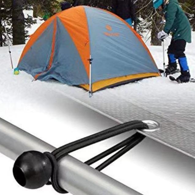 3.5mm Latex Silk Elastic Rope with Plastic Ball for Outdoor Tents and Trampolines