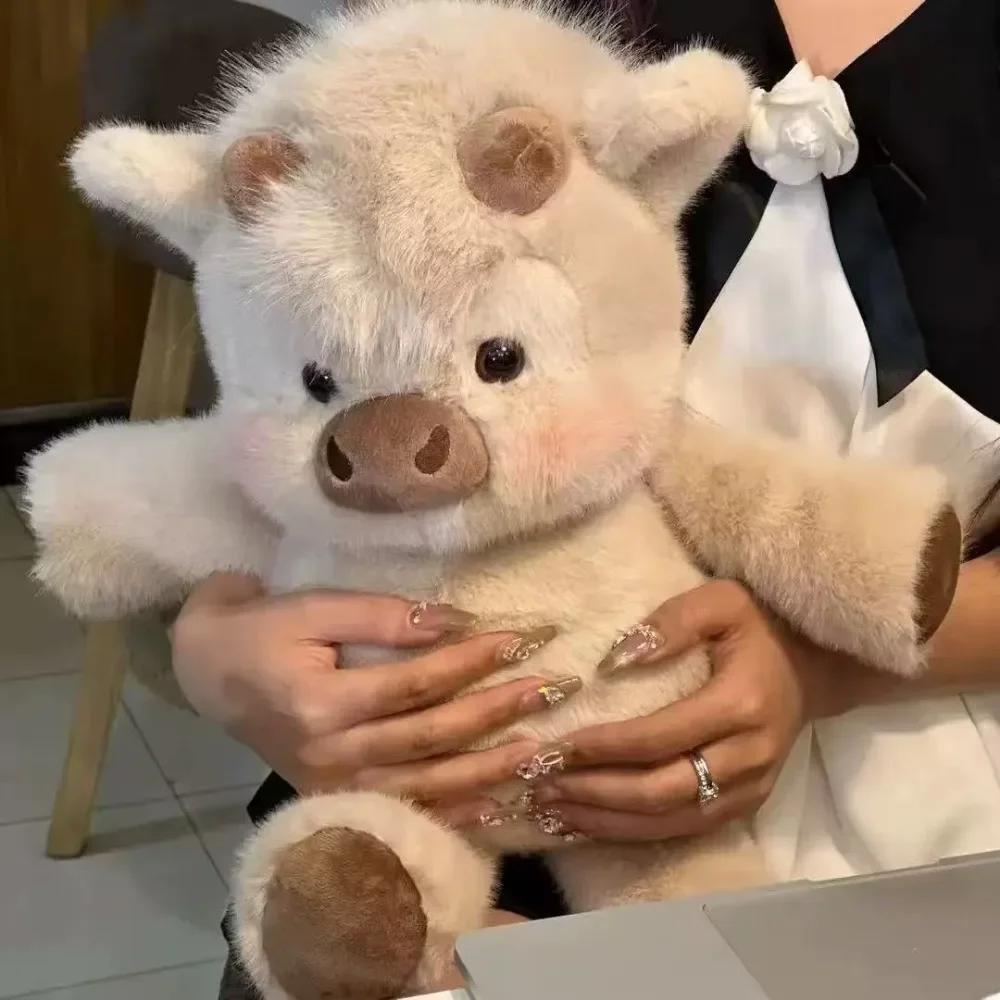 Creative Gift Soft Pig Stuffed Animal Plush Pillow Emotional Support Cute Plush Toy 17.7inch Stuffed Animals Plush