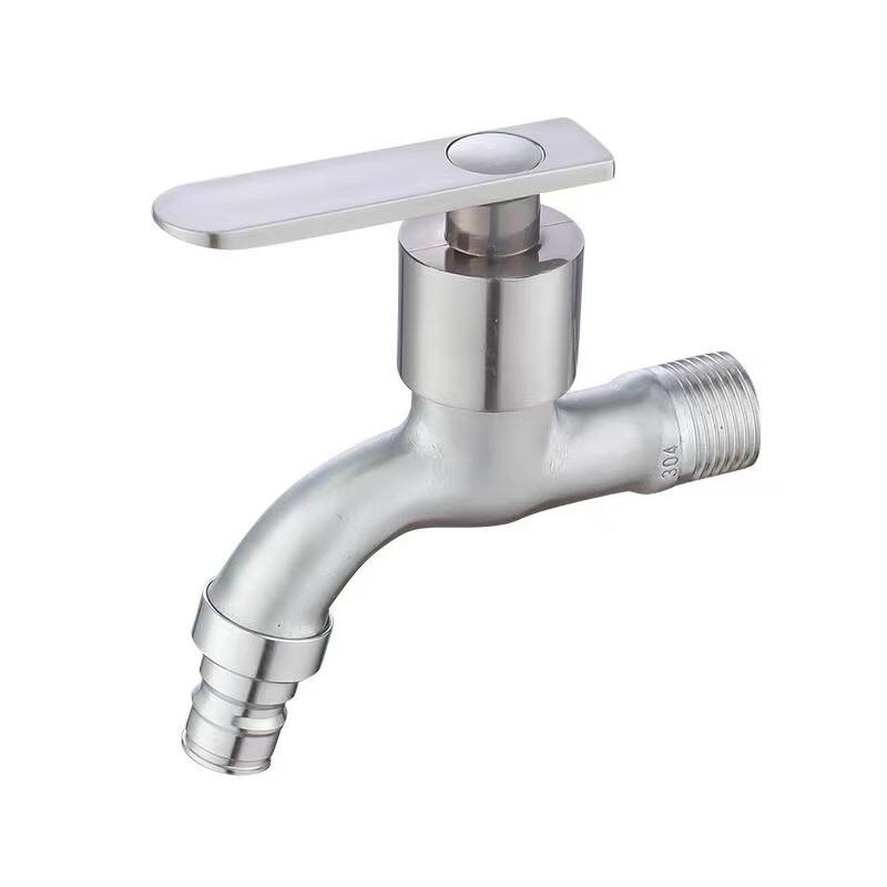 TLXT Stainless Steel Dual-Outlet Washing Machine Faucet