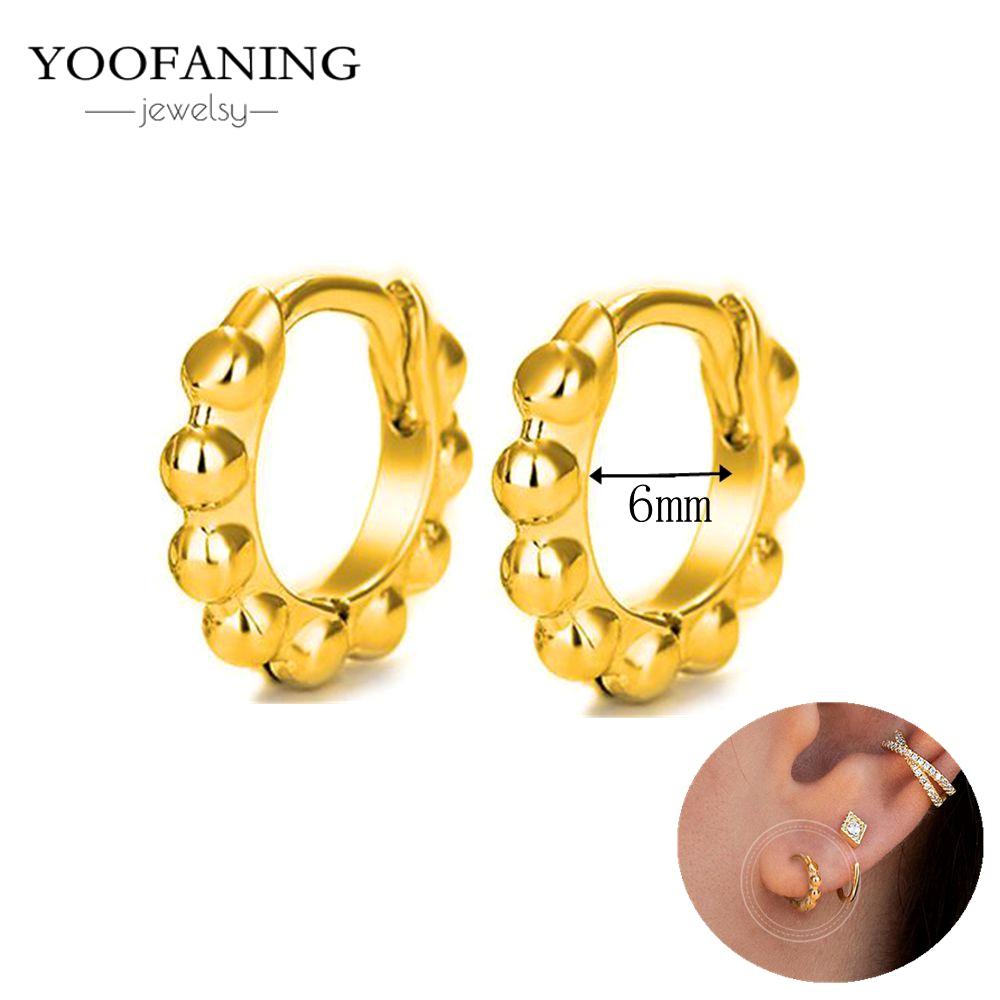 925 Silver Ear Needle Fashion Light Luxury Gold hoop earrings Classic Retro Collection earrings for women Jewelry Gift