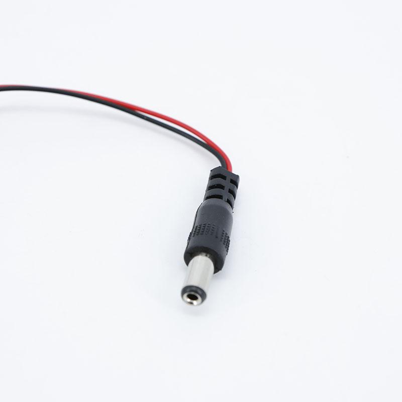 DC 5.5x2.1MM To 9V T I Type Clips Connector Buckle Connect Wires Black Red Cable Connection