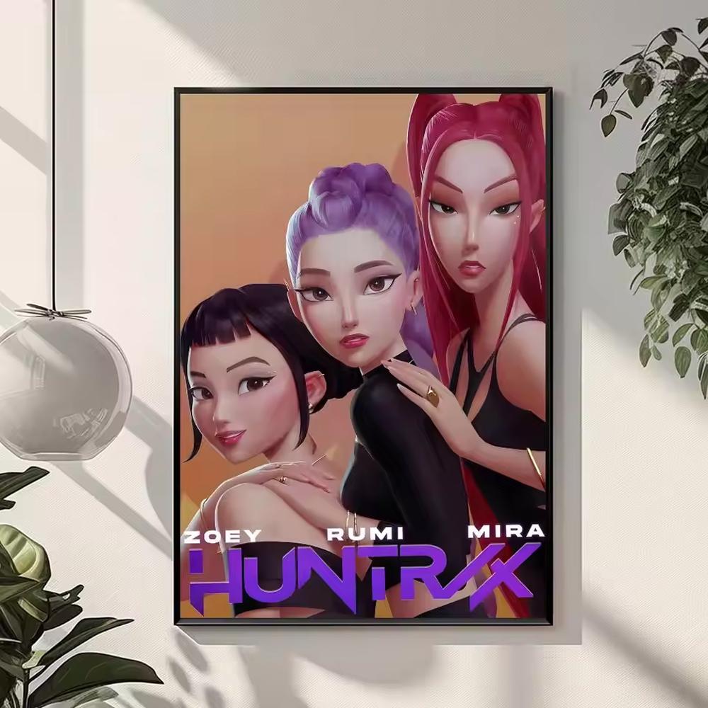 Malowanie po numerach diamentami 5D Nowe Kpop Film Anime Malowanie diamentami 5d DIY Rumi Mira Zoey Kreskówkowa Dziewczynka Wzór haftu krzyżykowego Mozaika Boże Narodzenie Wystrój domu