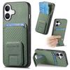 For Redmi 10 10A 10C 12 14C 14R 15 15C K40 K50 K60 K70 K70E Ultra Pro Plus 4G 5G Case Carbon Fiber Shockproof Cover Card Holder Car Magnetic Mount