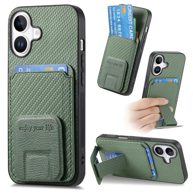 For Redmi 10 10A 10C 12 14C 14R 15 15C K40 K50 K60 K70 K70E Ultra Pro Plus 4G 5G Case Carbon Fiber Shockproof Cover Card Holder Car Magnetic Mount